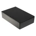 RS PRO Die Cast Aluminium Enclosure Black Lid 55.9 mm Height x 222.1 mm Length x 145.9 mm Width 621-4968