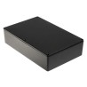 RS PRO Die Cast Aluminium Enclosure Black Lid 55.9 mm Height x 222.1 mm Length x 145.9 mm Width 621-4968