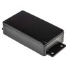 RS PRO Flanged Black Black Lid Die Cast Aluminium Enclosure IP66 30mm x 139.7mm x 63.8mm 621-5012