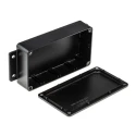 RS PRO Flanged Black Black Lid Die Cast Aluminium Enclosure IP66 30mm x 139.7mm x 63.8mm 621-5012