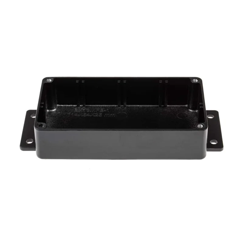 RS PRO Flanged Black Black Lid Die Cast Aluminium Enclosure IP66 30mm x 139.7mm x 63.8mm 621-5012