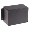 RS PRO Flanged Black Black Lid Die Cast Aluminium Enclosure IP66 76.5 mm x 168.7 mm x 101.6 mm 621-5034