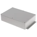 RS PRO Flanged Grey Lid Die Cast Aluminium Enclosure IP66 55.5 mm x 252 mm x 146.1 mm 621-5078