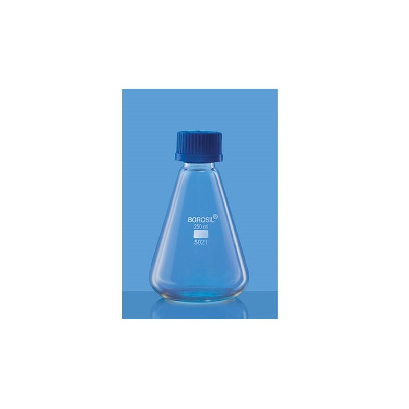 borosil-erlenmeyer-conical-flask-with-screw-cap-100-ml-5021016-41073