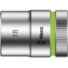 Wera 1/2 in Drive 18 mm 6 Point Hex Chrome Vanadium Steel Socket 37mm Overall Length 05003609001