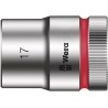 Wera 1/2 in Drive 17 mm 6 Point Hex Socket Chrome Vanadium Steel 37mm Overall Length 05003608001