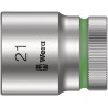 Wera 1/2 in Drive 21 mm 6 Point Hex Socket Chrome Vanadium Steel 37mm Overall Length 05003612001