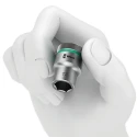 Wera 1/2 in Drive 21 mm 6 Point Hex Socket Chrome Vanadium Steel 37mm Overall Length 05003612001