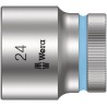Wera 1/2 in Drive 24 mm 6 Point Hex Socket Chrome Vanadium Steel 37mm Overall Length 05003614001