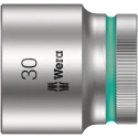 Wera 1/2 in Drive 30 mm 6 Point Hex Socket, 42mm Overall Length 05003616001