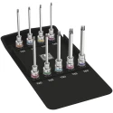 Wera 9-Piece 1/2 in Zyklop Socket Set Chrome Molybdenum Steel, Chrome Finish 05004212001