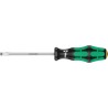 Wera Standard Slotted Screwdriver, 0.8 mm Tip Thickness, 5 mm Tip Width, 100 mm Blade Length, 198 mm Overall 05007610001