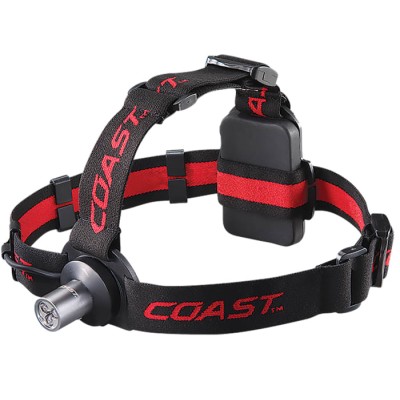 Coast HL3 LED Head Torch 100 lm Spot Beam 127 ft Range, Battery Powered HL3
