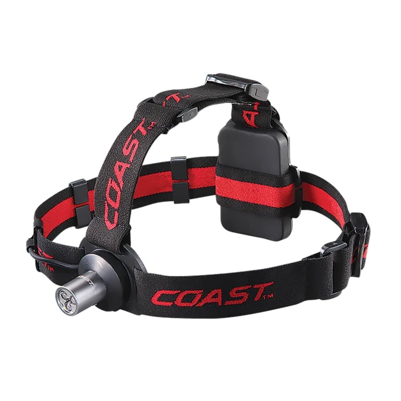 Coast HL3 LED Head Torch 100 lm Spot Beam 127 ft Range, Battery Powered HL3