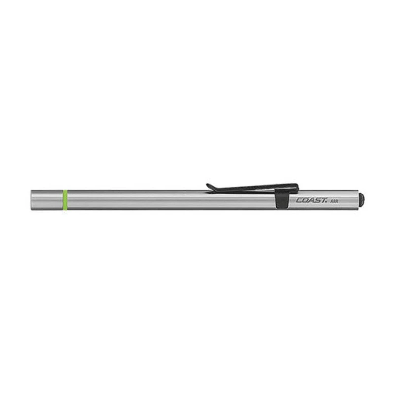Coast Rechargeable LED Pen Torch Stainless Steel Housing 245 lm Luminous Flux 157 mm Length A9R