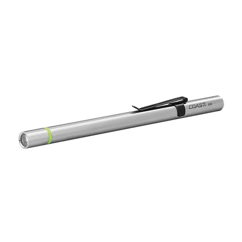 Coast Rechargeable LED Pen Torch Stainless Steel Housing 245 lm Luminous Flux 157 mm Length A9R
