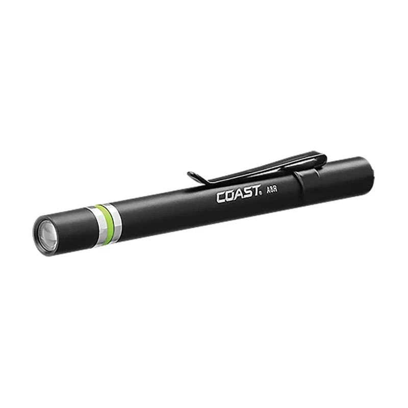 Coast Rechargeable LED Pen Torch Black Plastic Housing 12 lm 110 mm A8R