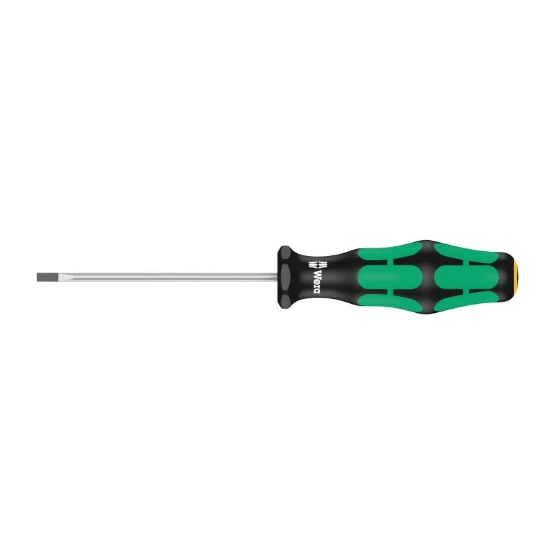 Wera Standard Screwdriver with 75 mm Blade and 145 mm Overall Length, Insulated Ergonomic Grip, Non-Sparking 05008007001