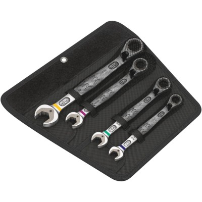 Wera Combination Ratchet Spanner Set 4-Piece 7/16 to 3/4 in 05024020001