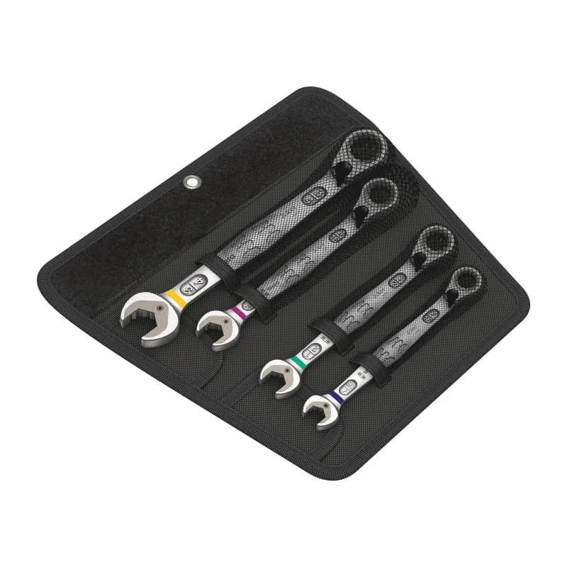 Wera Combination Ratchet Spanner Set 4-Piece 7/16 to 3/4 in 05024020001