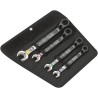 Wera Combination Ratchet Spanner Set 4-Piece 7/16 to 3/4 in 05024020001