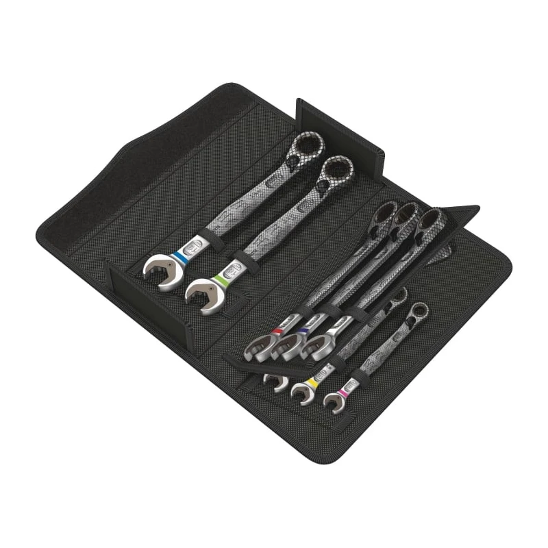 Wera 11-Piece Combination Ratchet Spanner Set 8 To 19 mm Chrome Molybdenum Steel 05020091001