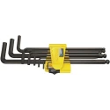 Wera 9 Piece L Imperial Hex Key Set With Hex Sizes 5/64 to 3/8 Inch BlackLaser Finish 05022171001
