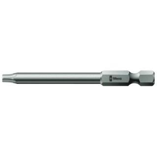 Wera Screwdriver Bit, 6.35 mm Hex Drive, T20 Tip, 70 mm Overall Length 05060110001