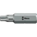 Wera Screwdriver Bit 6.35 mm Tip T7 Hex Drive 25 mm Overall Length 05066497001