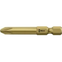 Wera Screwdriver Bit, PH1 Size, 70 mm Overall Length, Hexagonal Drive 05134370001