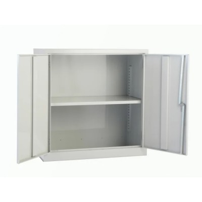 RS PRO 2 Door Mild Steel Floor Standing Cabinet 915 mm Width x 915 mm Height x 457 mm Depth 621-1672