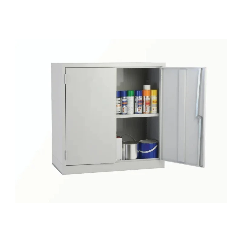 RS PRO 2 Door Mild Steel Floor Standing Cabinet 915 mm Width x 915 mm Height x 457 mm Depth 621-1672