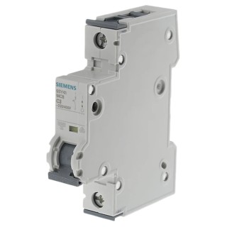 Siemens SENTRON Miniature Circuit Breaker 1-Pole 3A Type C 400V AC 60V DC 10kA Breaking Capacity 5SY4103-7