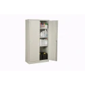 RS PRO Grey Mild Steel Lockable 2 Door Cabinet 1.83 m Height x 915 mm Width x 457 mm Depth 621-1694