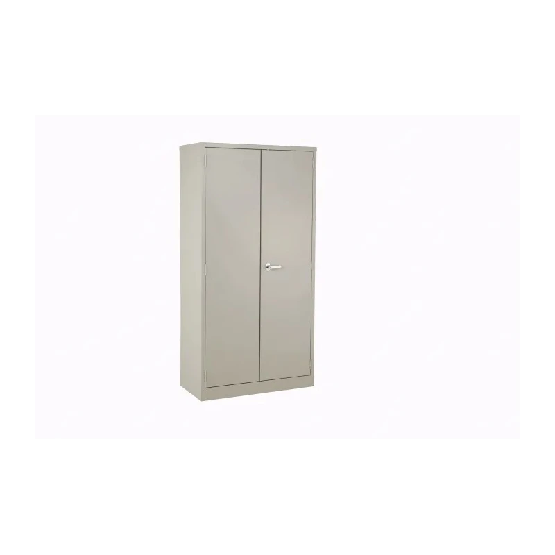 RS PRO Grey Mild Steel Lockable 2 Door Cabinet 1.83 m Height x 915 mm Width x 457 mm Depth 621-1694