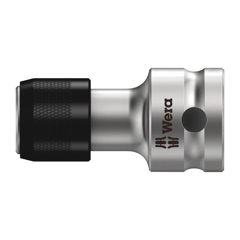 Wera 1/2 in Square Drive Chrome Vanadium Steel Socket Adapter 69mm Overall 05003641001