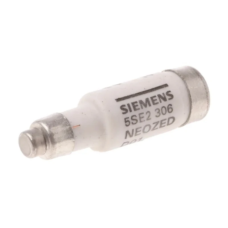 Siemens Neozed Fuse D01 Ceramic Body 6A, 400V AC, gG Classification 5SE2306