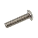 RS PRO Plain Stainless Steel Button Tamper Proof Security Screw M3 x 12 mm 621-2625