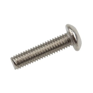 RS PRO Plain Stainless Steel Button Tamper Proof Security Screw M3 x 12 mm 621-2625