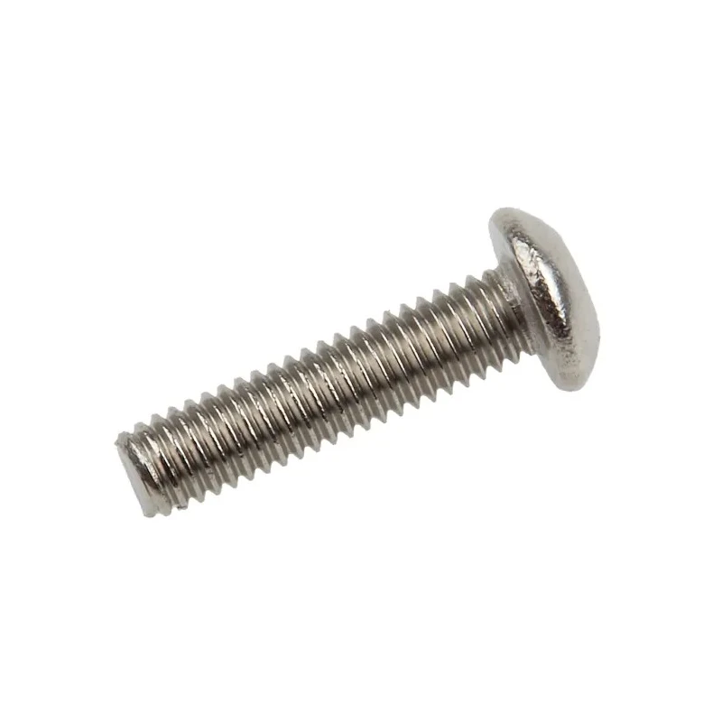 RS PRO Plain Stainless Steel Button Tamper Proof Security Screw M3 x 12 mm 621-2625