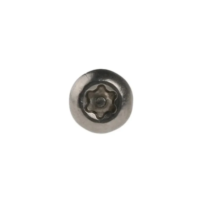 RS PRO Stainless Steel Tamper Proof Security Screw M3 x 6 mm Plain Button Head Pin Hex Recess 621-2631