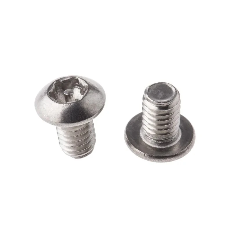 RS PRO Plain Stainless Steel Button Tamper Proof Security Screw M4 x 6 mm 621-2675
