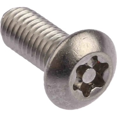 NEUTRAL Plain Stainless Steel Button Tamper Proof Security Screw M5 x 12 mm 621-2681