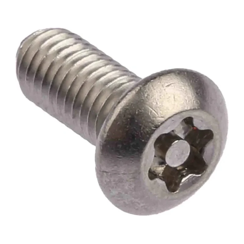 NEUTRAL Plain Stainless Steel Button Tamper Proof Security Screw M5 x 12 mm 621-2681