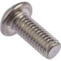 NEUTRAL Plain Stainless Steel Button Tamper Proof Security Screw M5 x 12 mm 621-2681