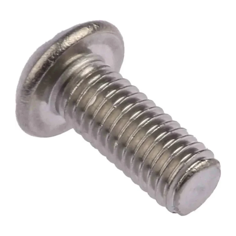 NEUTRAL Plain Stainless Steel Button Tamper Proof Security Screw M5 x 12 mm 621-2681