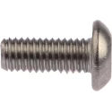 NEUTRAL Plain Stainless Steel Button Tamper Proof Security Screw M5 x 12 mm 621-2681