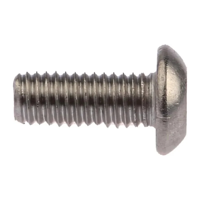 NEUTRAL Plain Stainless Steel Button Tamper Proof Security Screw M5 x 12 mm 621-2681