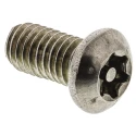 RS PRO Plain Stainless Steel Button Tamper Proof Security Screw M6 x 12 mm 621-2697