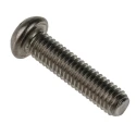 RS PRO Plain Stainless Steel Button Tamper Proof Security Screw M6 x 25 mm 621-2732